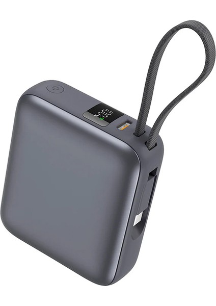 10000MAH Powerbank Siyah - 35W Hızlı Şarj - Taşınabilir Şarj Cihazı