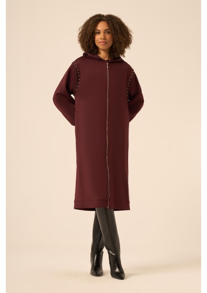 Ftz Taş Detay Kap Bordo 31215 fiyatları