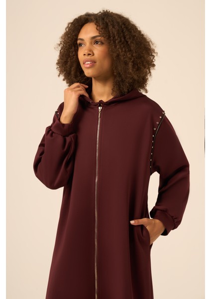 Ftz Taş Detay Kap Bordo 31215 modelleri