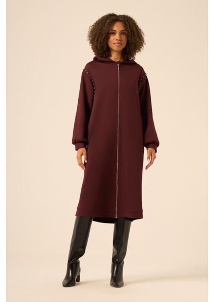 Ftz Taş Detay Kap Bordo 31215 fırsatları