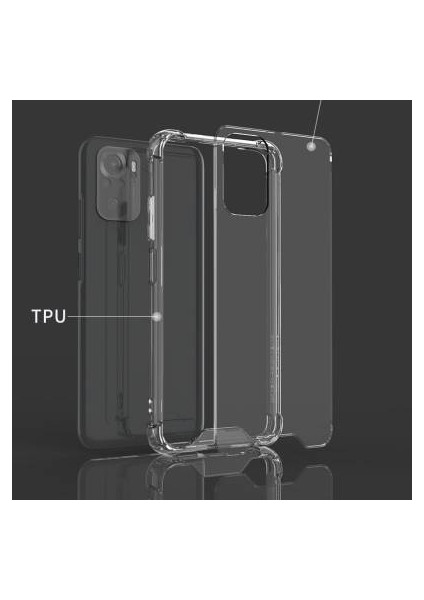 Xiaomi Redmi Note 10 Kılıf Nitro Anti Shock Silikon