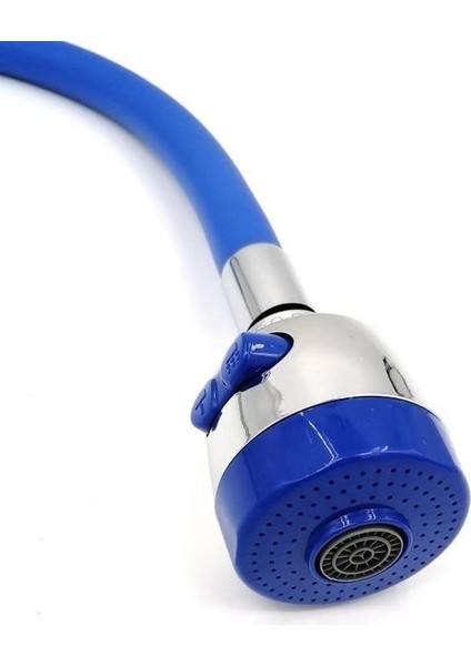 Oynar Başlıklı Tasarruflu Kubar Musluk Borusu ve Başlığı Mavi