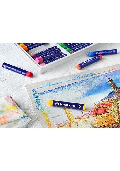 Creative Studio Yağlı Pastel Boya, 36 Renk, Parlak ve Yoğun Renkler, Asitsiz, Yüksek Pigmentli modelleri