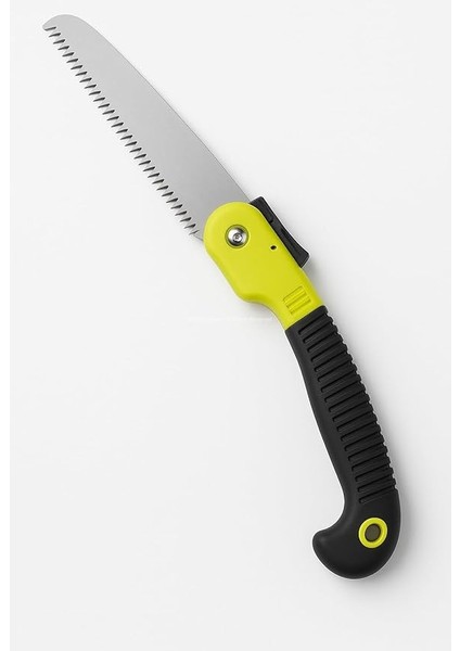 Katlanır Budama Testeresi, 18 cm Paslanmaz Çelik Bıçak, 23 cm Kaymaz Ergonomik Sap, Güvenlik Kilitli, Ağaç Dalı Kesim ve Bahçe Kullanımı Için Pratik El Testeresi