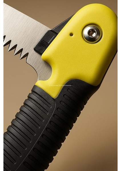 Katlanır Budama Testeresi, 18 cm Paslanmaz Çelik Bıçak, 23 cm Kaymaz Ergonomik Sap, Güvenlik Kilitli, Ağaç Dalı Kesim ve Bahçe Kullanımı Için Pratik El Testeresi fırsatları