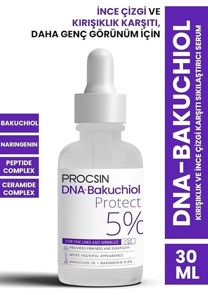 Dna-Bakuchiol Kırışıklık ve Ince Çizgi Karşıtı Sıkılaştırıcı Serum 30 ml fiyatları