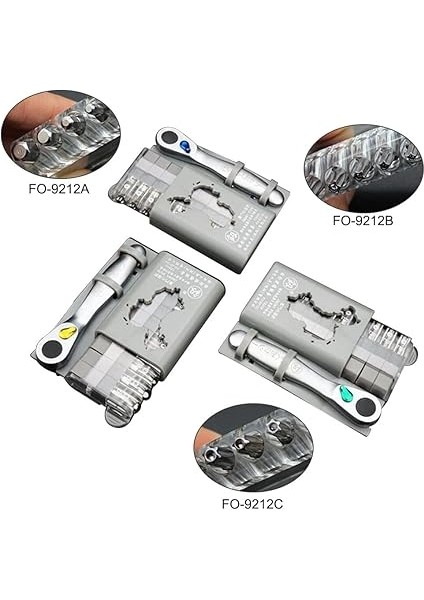 12 Adet Mini Cırcır Tornavida Seti Cırcır Anahtarı Seti modelleri