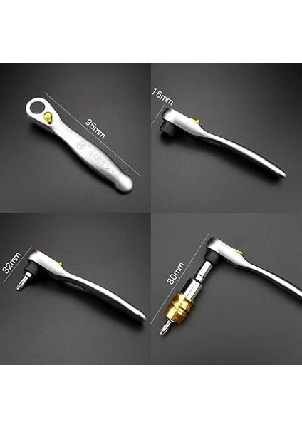 12 Adet Mini Cırcır Tornavida Seti Cırcır Anahtarı Seti fırsatları