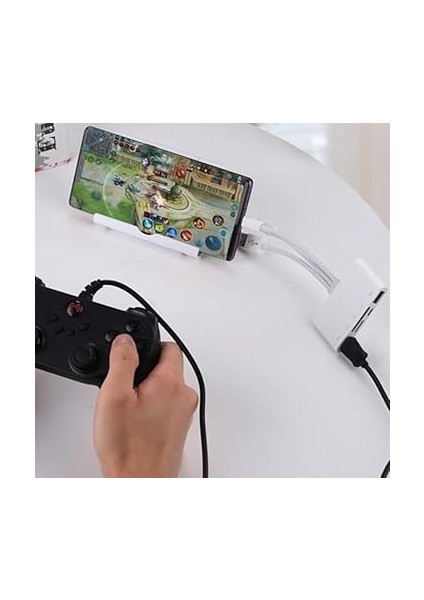 NK1032 Pro Type-C Lightning Usb-A To 2x Usb3.0 Sd Tf Pd Kart Okuyucu Çevirici Hub Adaptör indirimleri