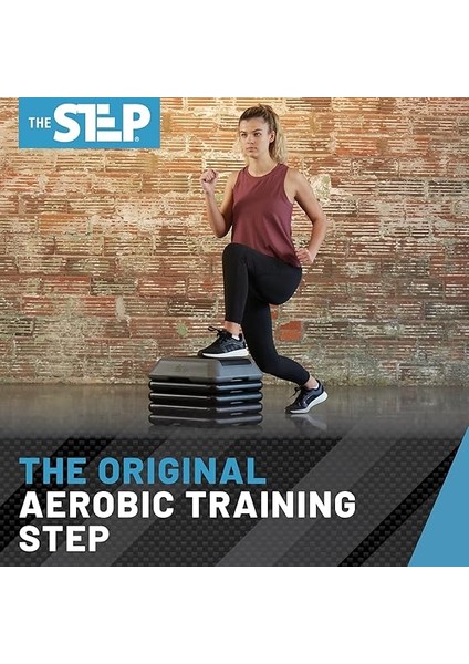 Step 4 Kademeli Ayarlanabilir Step Tahtası, Yüksek Aerobik Platformu, Evde Spor Salonu Egzersiz Ekipmanları, Abd’de Üretilmiş Fitness Egzersiz Ekipmanları fiyatları