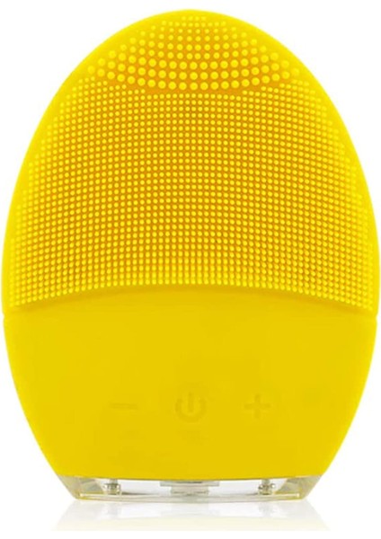 Şarjlı Su Geçirmez Sarı Ergonomik Tasarım Rimy Yüz Temizleme Cihazı