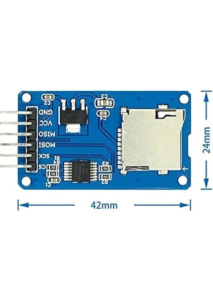 Sd Kart Modülü Hafıza Kartı Tf Kart Microsd Bellek Memory Spı Okuyucu Mikro Sd 3.3V 5V Arduino Data Kayıt Logger Ses Mp3 fiyatları