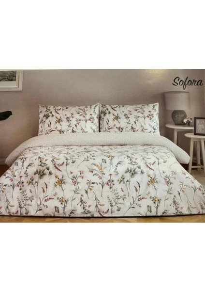 Nev Sofora Yeşil Çift Kişilik Nevresim Takımı