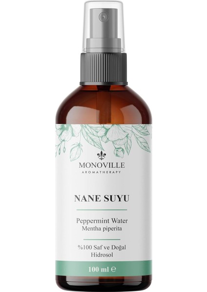Monoville Nane Suyu Yastık Spreyi 100 ml (Peppermint Water)