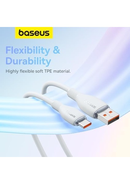 Pudding Hızlı Şarj Özellikli Type-C Kablo 100W, 1.2 Metre, Beyaz modelleri