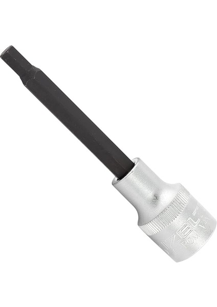 1113064106 1/2" Uzun Allen Uçlu Lokma Anahtar, Krom, 6 mm