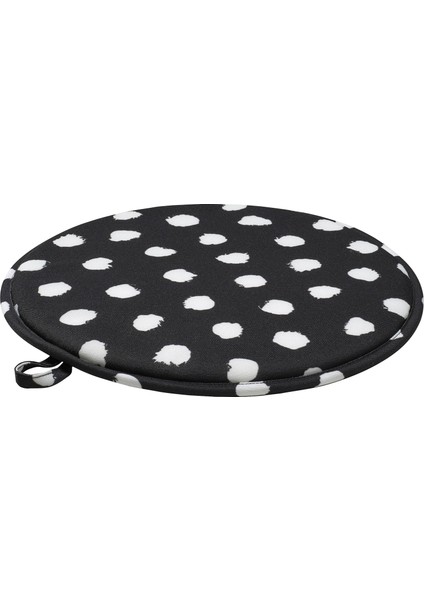 Sandalye minderi, siyah-beyaz, 36 cm