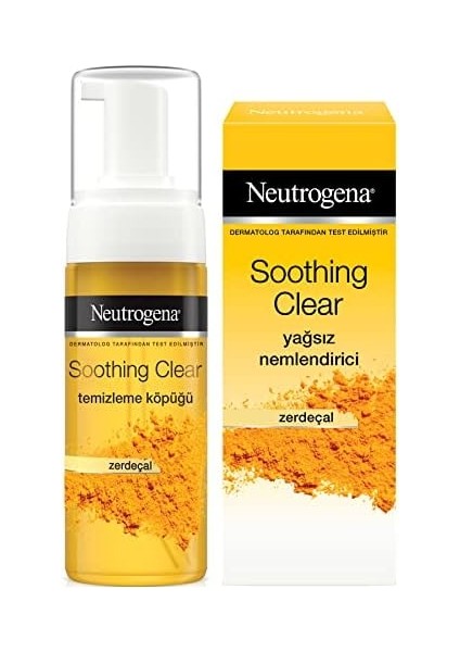 Neutrogena Soothing Clear Köpük 150 Ml+Nemlendirici 75 ml 2&apos;li Set