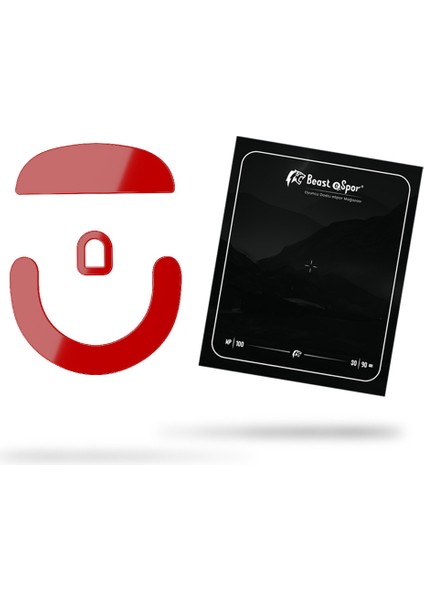 Atk Dragonfly A9 / A9 Plus / A9 Pro / A9 Ultra - Mouse Skate Red Edition %100 Ptfe