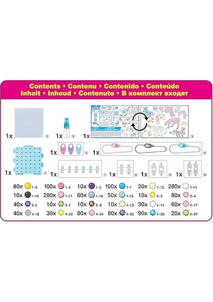 31944 Mistik Tek Boynuzlu At El Işi Seti, Çok Renkli modelleri