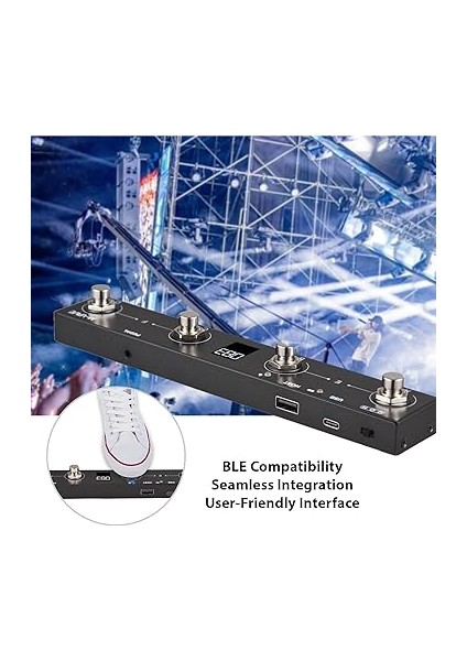 Kablosuz Mıdı Kontrol Cihazı Bt Mıdı Pedal Kontrol Cihazı Intelnt App Kontrolleri Dijital Ekran 12H Ultra Uzun Pil Ömrü Trs'den Mıdı Adaptörüne Taşınabilir Mıdı Ayağı indirimleri