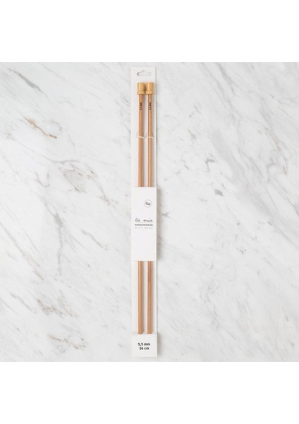 La Mia Whitewood 5.5 mm 36 cm Ahşap Örgü Şişi