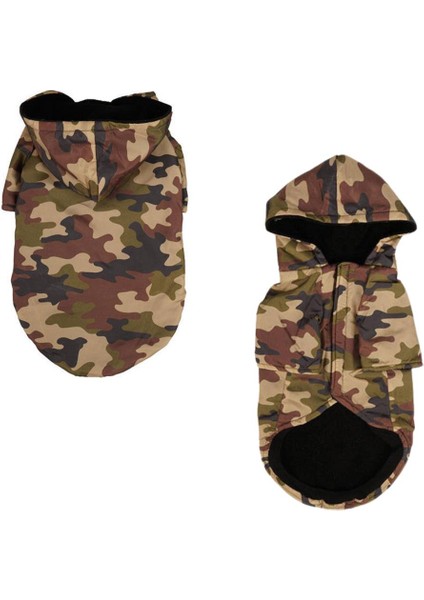 Köpek Kamuflaj Fire Yağmurluk L