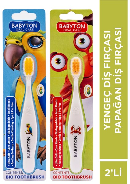 Yengeç Diş Fırçası - Papağan Diş Fırçası