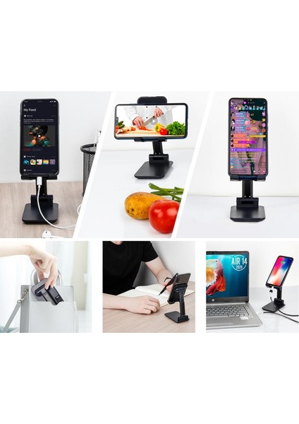 Katlanabilir Masaüstü Telefon Tutucu Stand (5224) indirimleri