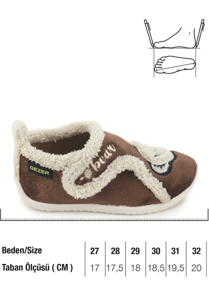 Erkek Çocuk Kışlık Pvc Rahat Taban Tek Cırt Cırtlı Ayarlanabilir Kemer Ev Okul Kreş Panduf Ayakkabı fiyatları