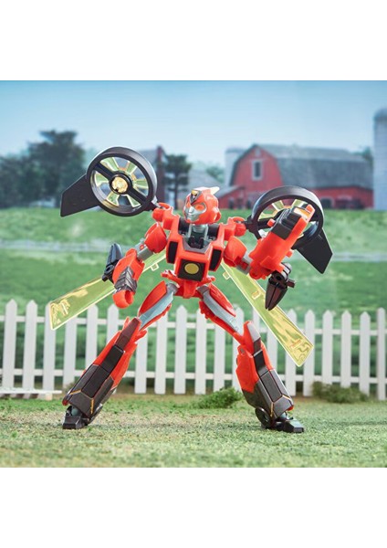 Transformers Earthspark Deluxe Figür Terran Twitch F6734 modelleri