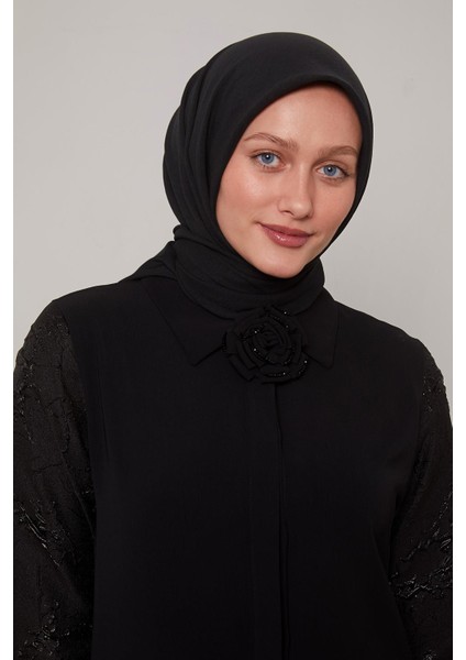 Siyah Lux Pamuk Cazz Eşarp fiyatları