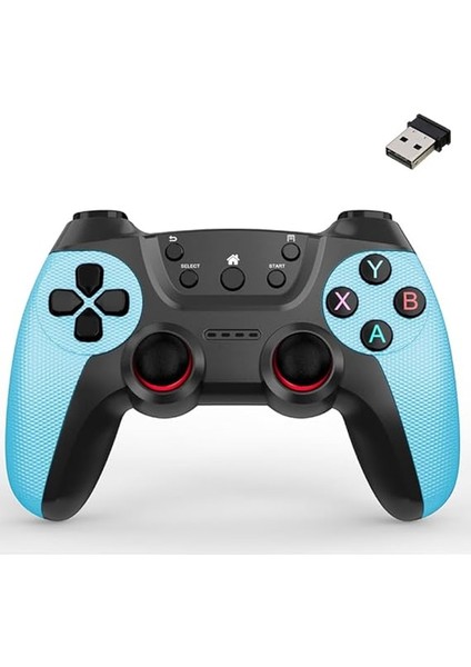 Çiftli 2.4g Kablosuz Oyun Kolu Pc Uyumlu Pilli Joystick Wireless Gamepad Hassas Trigger Kaymaz Tasarım Çiftli G2.4g (Turkuaz) indirimleri