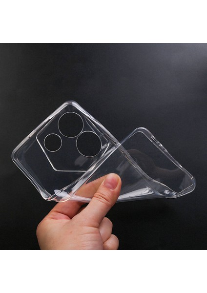 Tecno Camon 20 Pro 4g Kılıf Mrsa Süper Silikon Kapak-Renksiz indirimleri