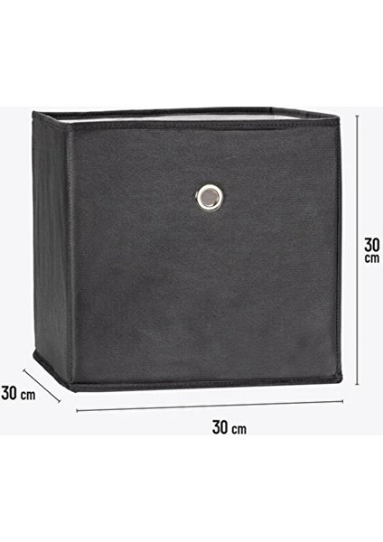 (2 Adet)Dolap Içi Çamaşır Oyuncak Düzenleyici Kapaksız Saklama Kutusu Organizer 30X30X30 cm fiyatları