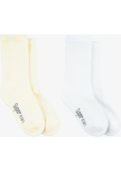 Unıted4 Long Medium Çocuk Renkli Çorap