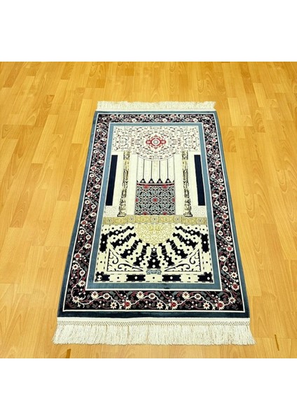 Harem-I Şerif Motifli Ipek Seccade modelleri