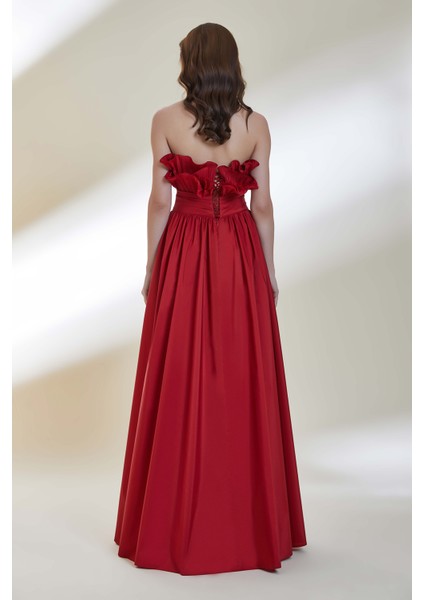 Abiye Elbise 9058-KIRMIZI modelleri