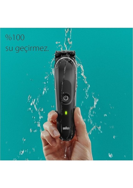 9-In-1 Multi Grooming Kit Series 5, Ultra Sharp Blades, 100MIN Runtime, Pouch - Mgk 5410+TAŞIMA Çantası (Onerous ) indirimleri