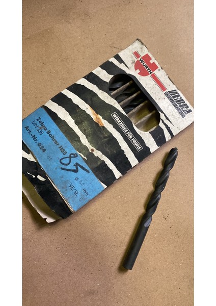 Würth Zebra Matkap Ucu 8.5 mm Hss Demir Çelik Metal Aliminyum 1 Adet