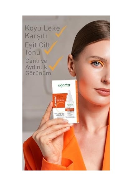 Agarta C Vitamini Serum Aydınlatıcı Koyu Leke Karşıtı (%3,5 Vitamin C, Niacinamide, Zinc Pca) fiyatları