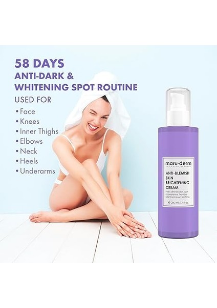 Leke Karşıtı Cilt Beyazlatıcı Bakım Kremi 200ML modelleri