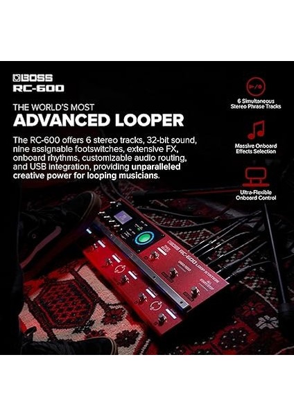 RC-600 Loop Station Looper Pedal modelleri