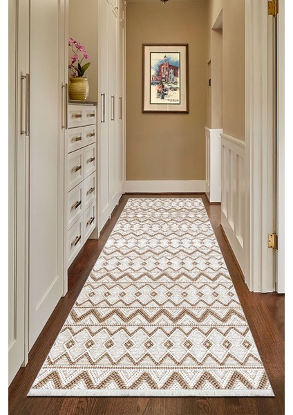 Pamuk Dokuma Taban Kaymaz Yıkanabilir Modern Yolluk Salon Yolluğu Mutfak Yolluğu Koridor Yolluğu Antre Halıları