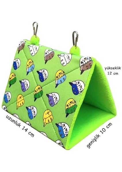 Arkadaşım Muhabbet Kuşu Yuvası Uyku Hamağı Çadırı Yeşil modelleri