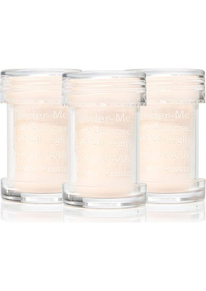 Iredale Pudra-Me SPF30 Kuru Güneş Koruyucu, Yedek 3 Paket