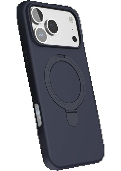 Apple iPhone 17 Pro Regal Magsafe Standlı Kapak - LACIVERT-(5796) - N337J853-M90337 modelleri