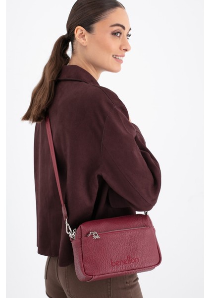 Benetton Kadın Kol Çantası Bordo BNT1669 fiyatları