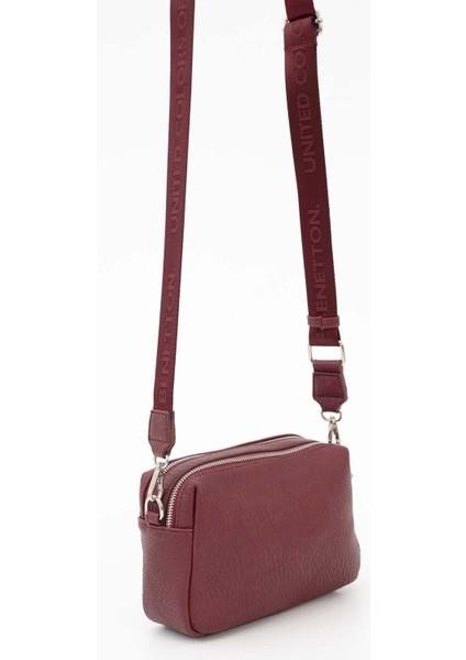 Benetton Kadın Kol Çantası Bordo BNT1669 fırsatları