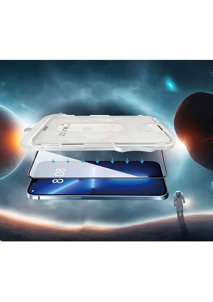 iPhone 13 Ile Uyumlu Zore Kolay Uygulama Aparatlı 5d Magic Glass Cam Ekran Koruyucu modelleri